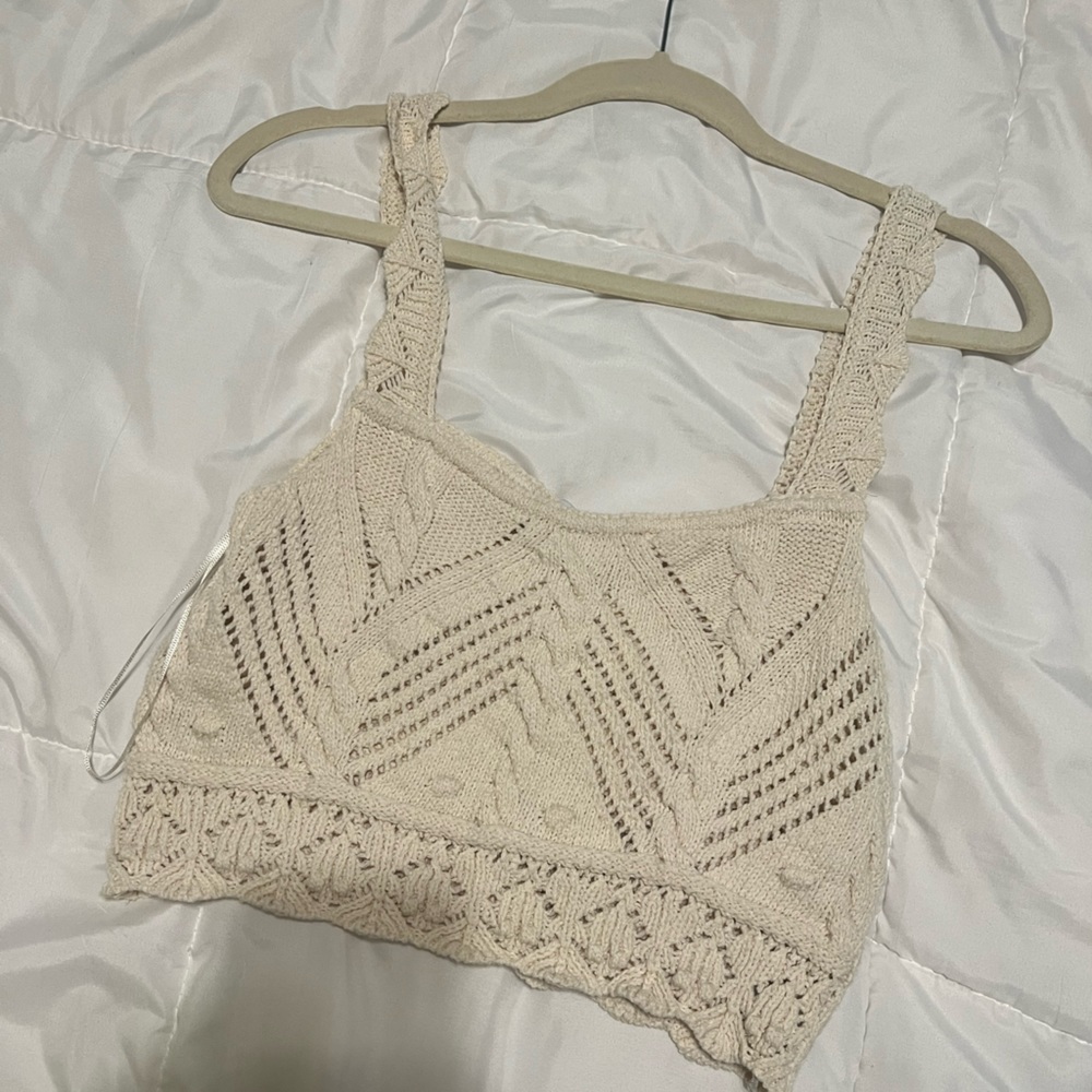 Zara crochet top
